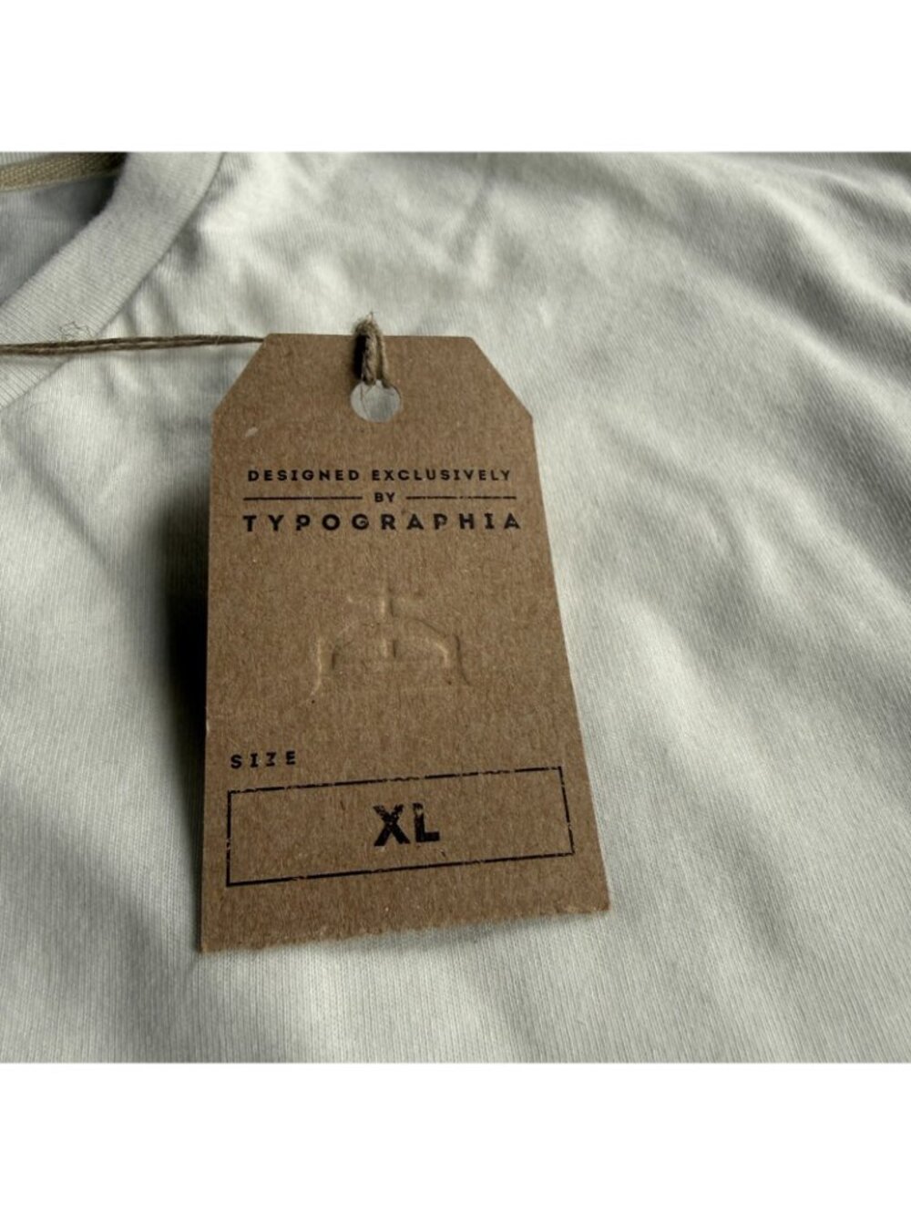 Typographia Organic Cotton Tree Graphic T-Shirt - Size XL - Slim Fit - Picture 2 of 6